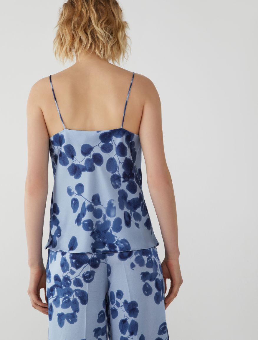 Printed top - DUST BLUE - 2 - iBlues