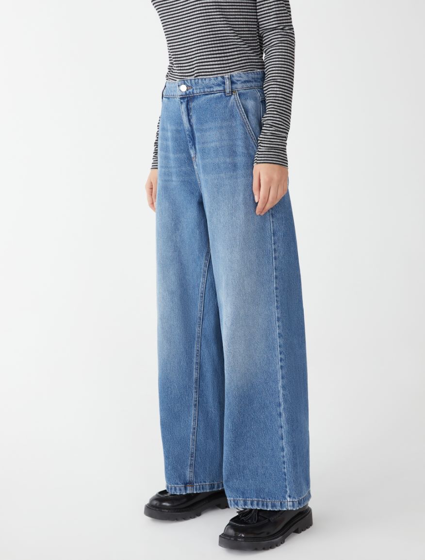 Wide-leg jeans - BLUE JEANS - 4 - iBlues