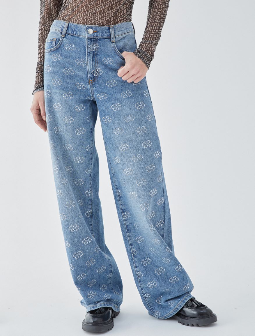 Wide-leg jeans - BLUE JEANS - iBlues