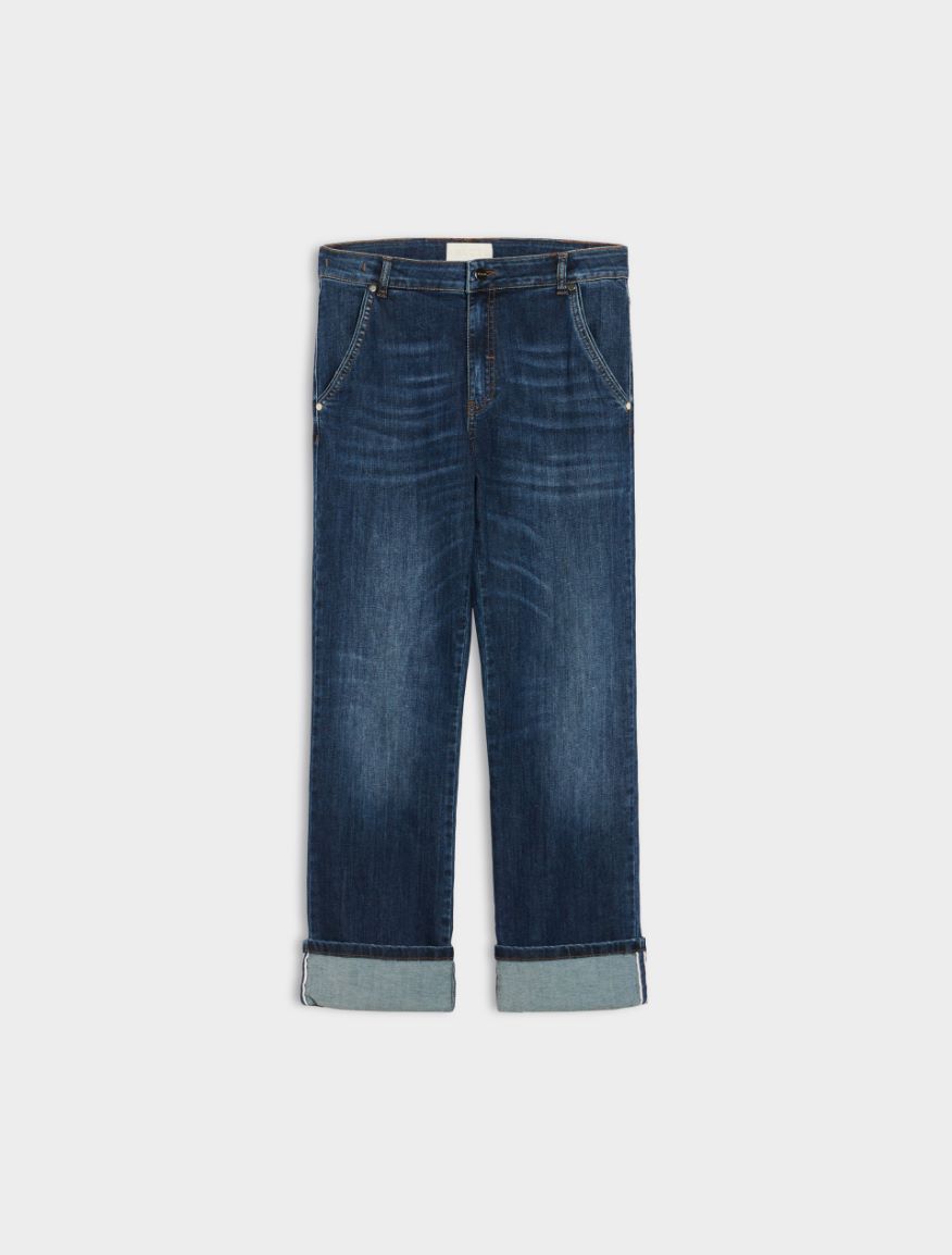 Turn-up jeans - BLUE JEANS - 5 - iBlues