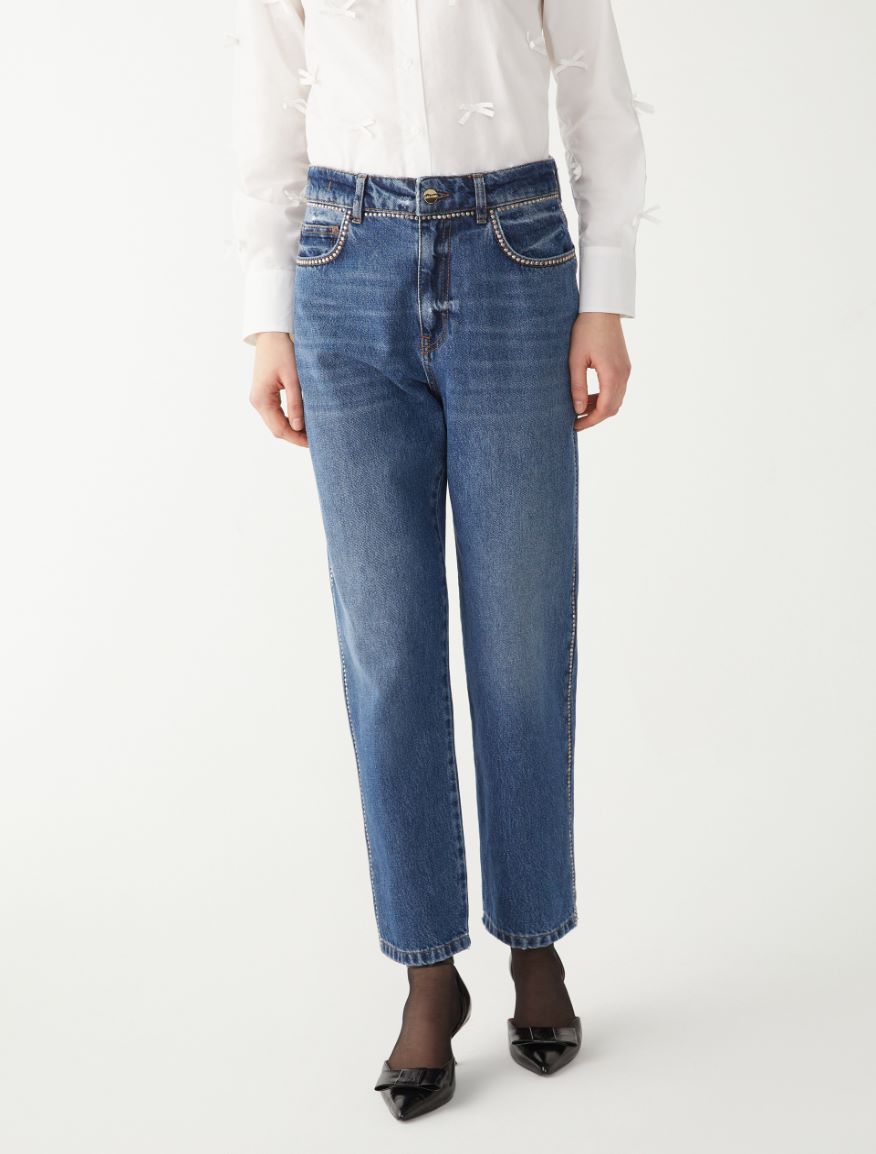 Mom-fit jeans - BLUE JEANS - iBlues