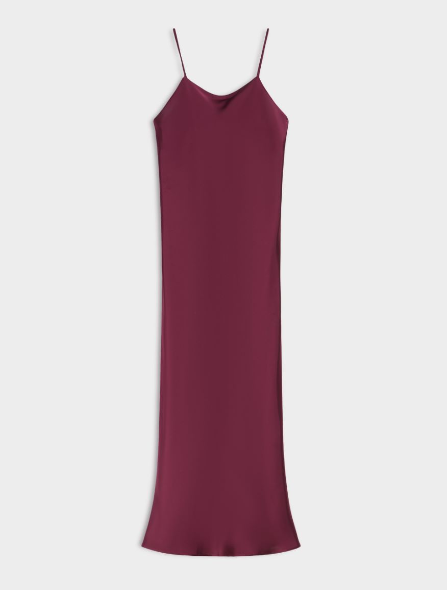 Slip dress - BORDEAUX - 5 - iBlues