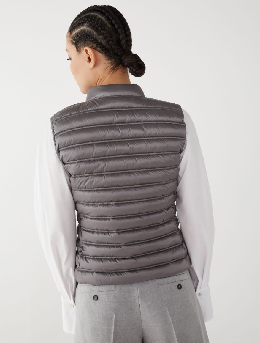 Padded gilet - PEARL GREY - 2 - iBlues