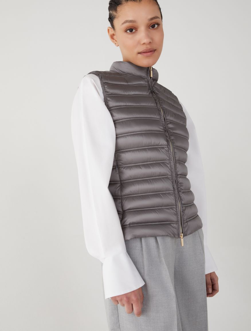 Padded gilet - PEARL GREY - 4 - iBlues