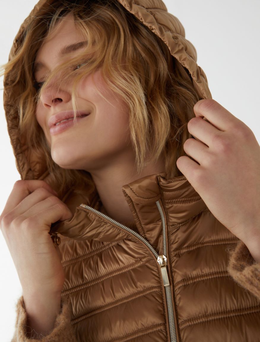 Padded gilet - CAMEL - 3 - iBlues