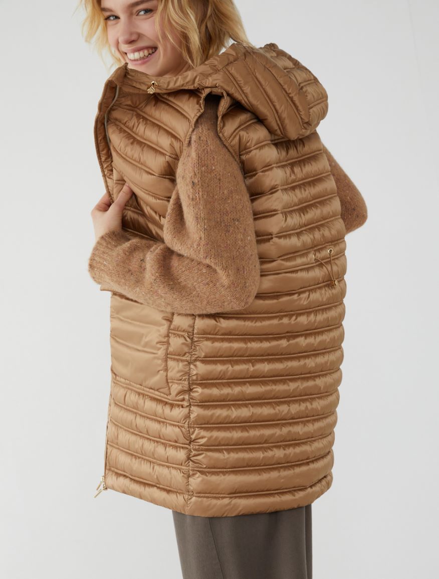 Padded gilet - CAMEL - 4 - iBlues