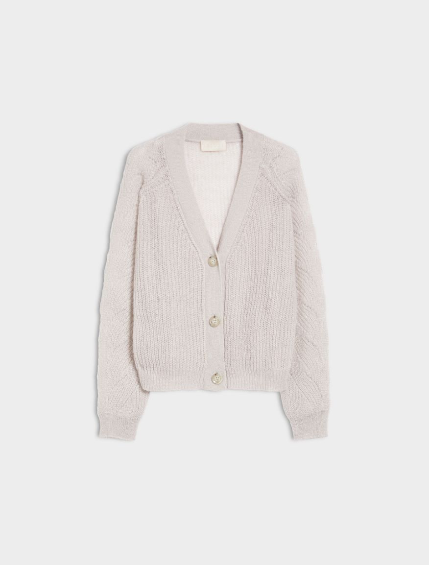 Relaxed-fit cardigan - BEIGE - 5 - iBlues