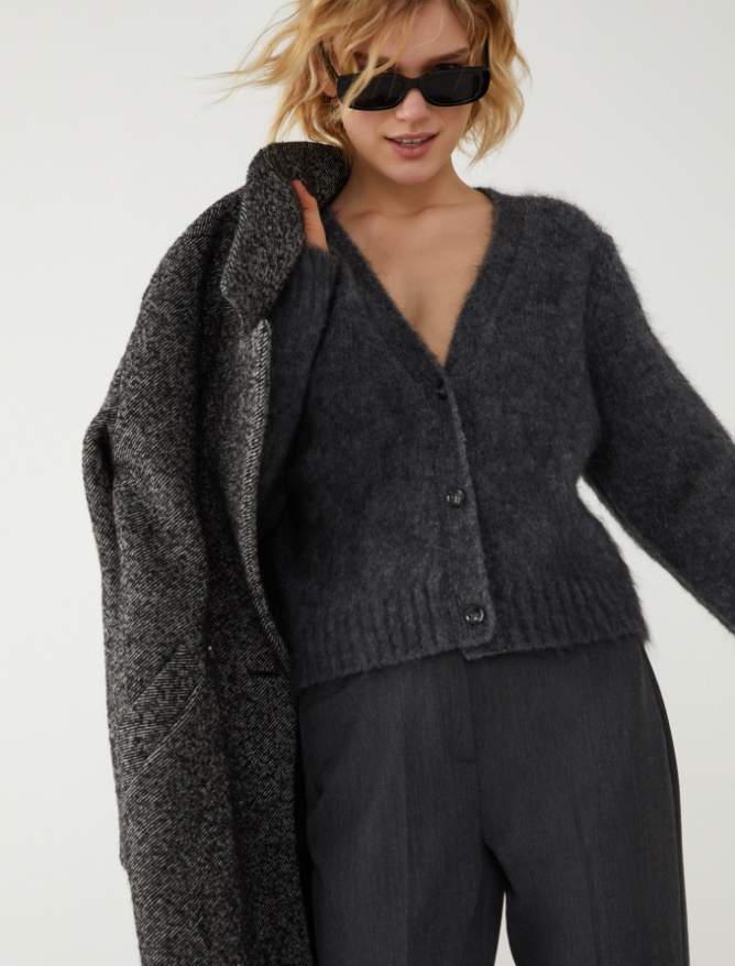 Relaxed-fit cardigan -  - iBlues