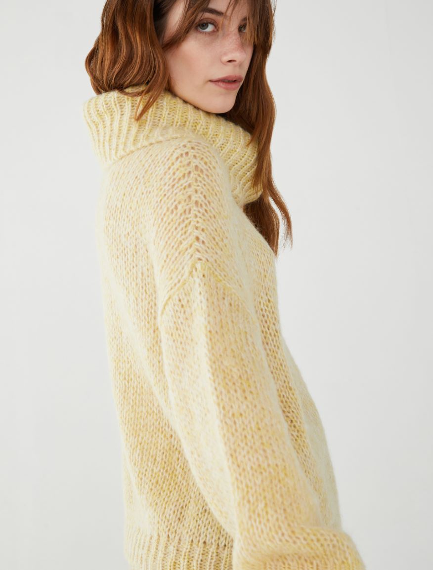 Relaxed-fit sweater - YELLOW - 2 - iBlues