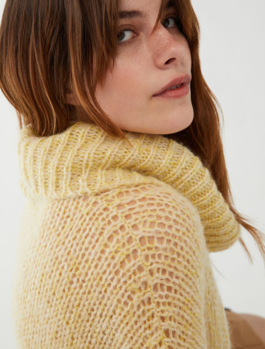 Relaxed-fit sweater - YELLOW - 3 - iBlues