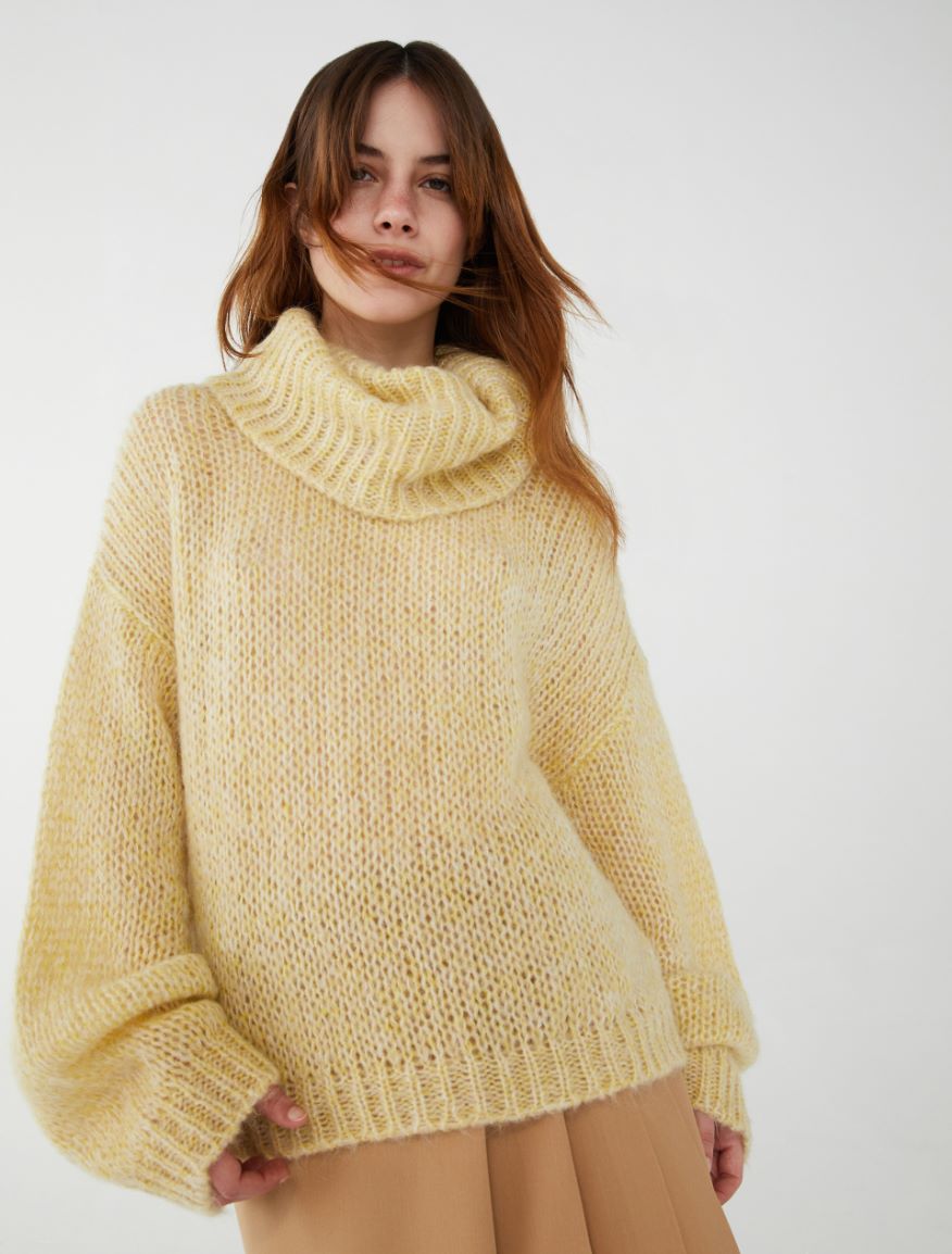 Relaxed-fit sweater - YELLOW - 4 - iBlues