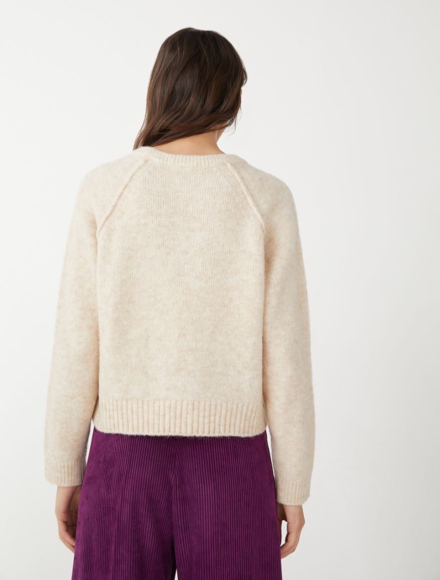 Boxy sweater - WHITE - 2 - iBlues