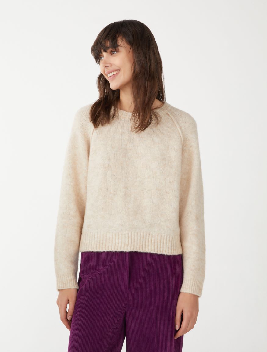 Boxy sweater - WHITE - 4 - iBlues