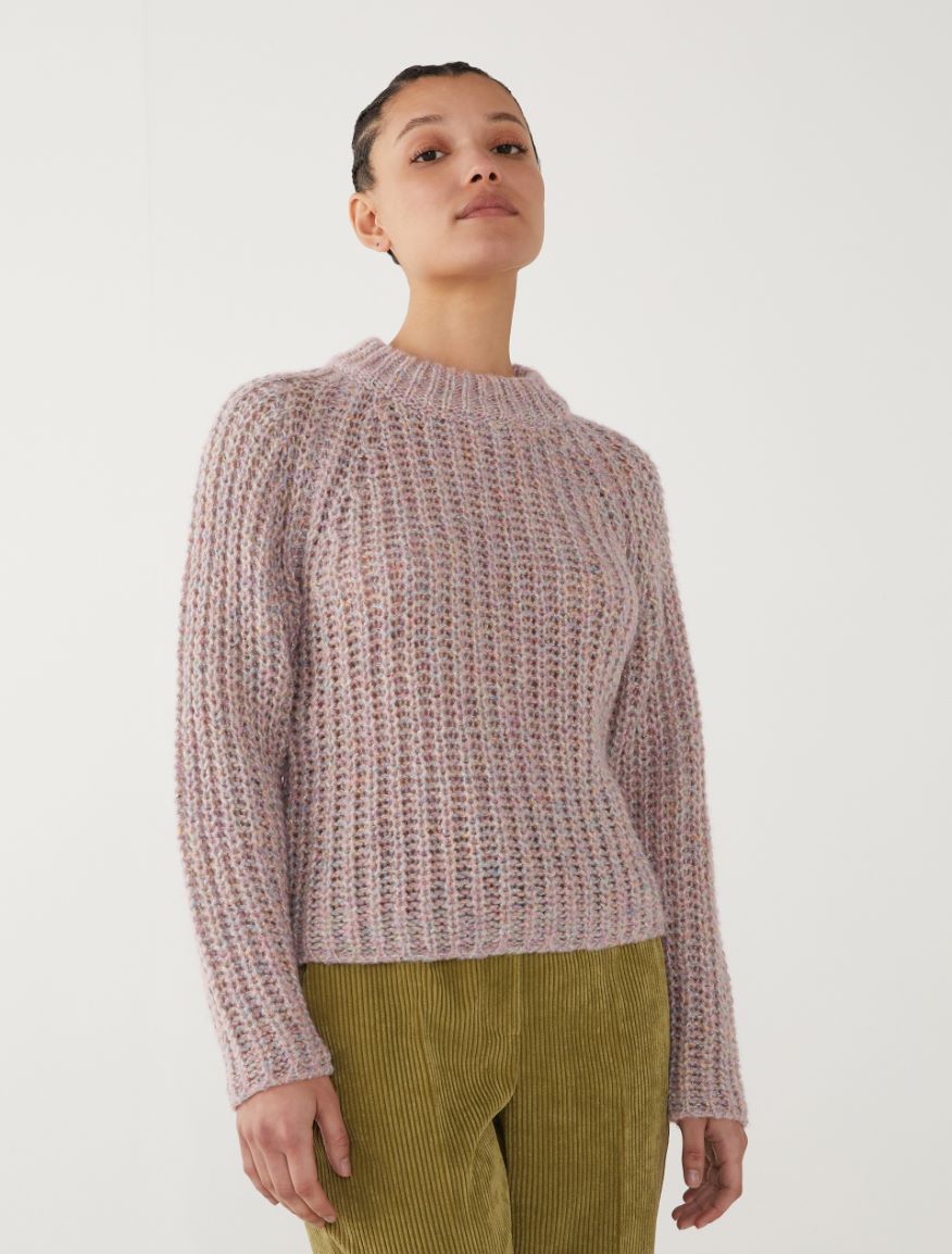 Relaxed-fit sweater - PINK - 4 - iBlues