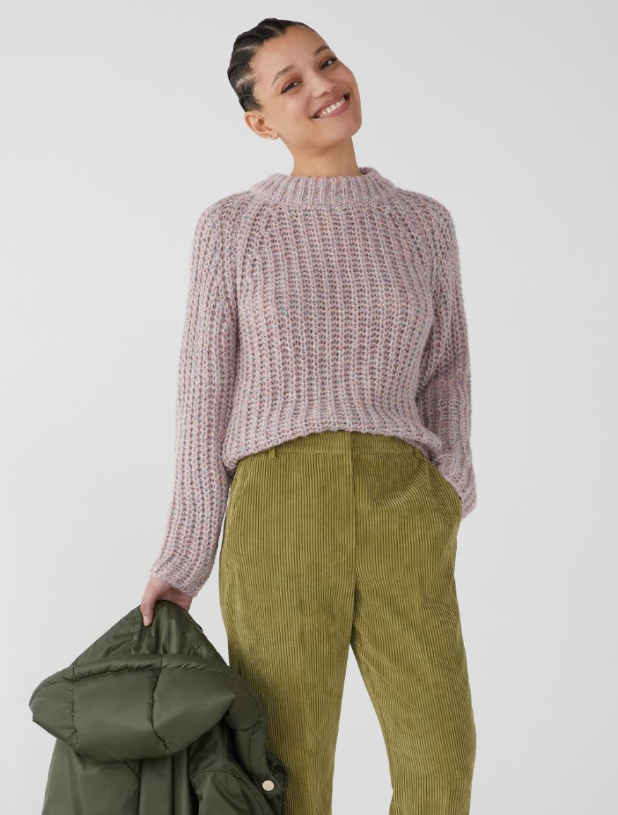 Relaxed-fit sweater - PINK - iBlues