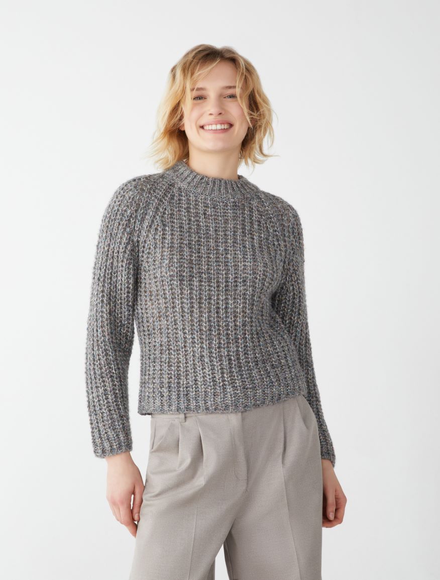 Relaxed-fit sweater - GREY - 4 - iBlues