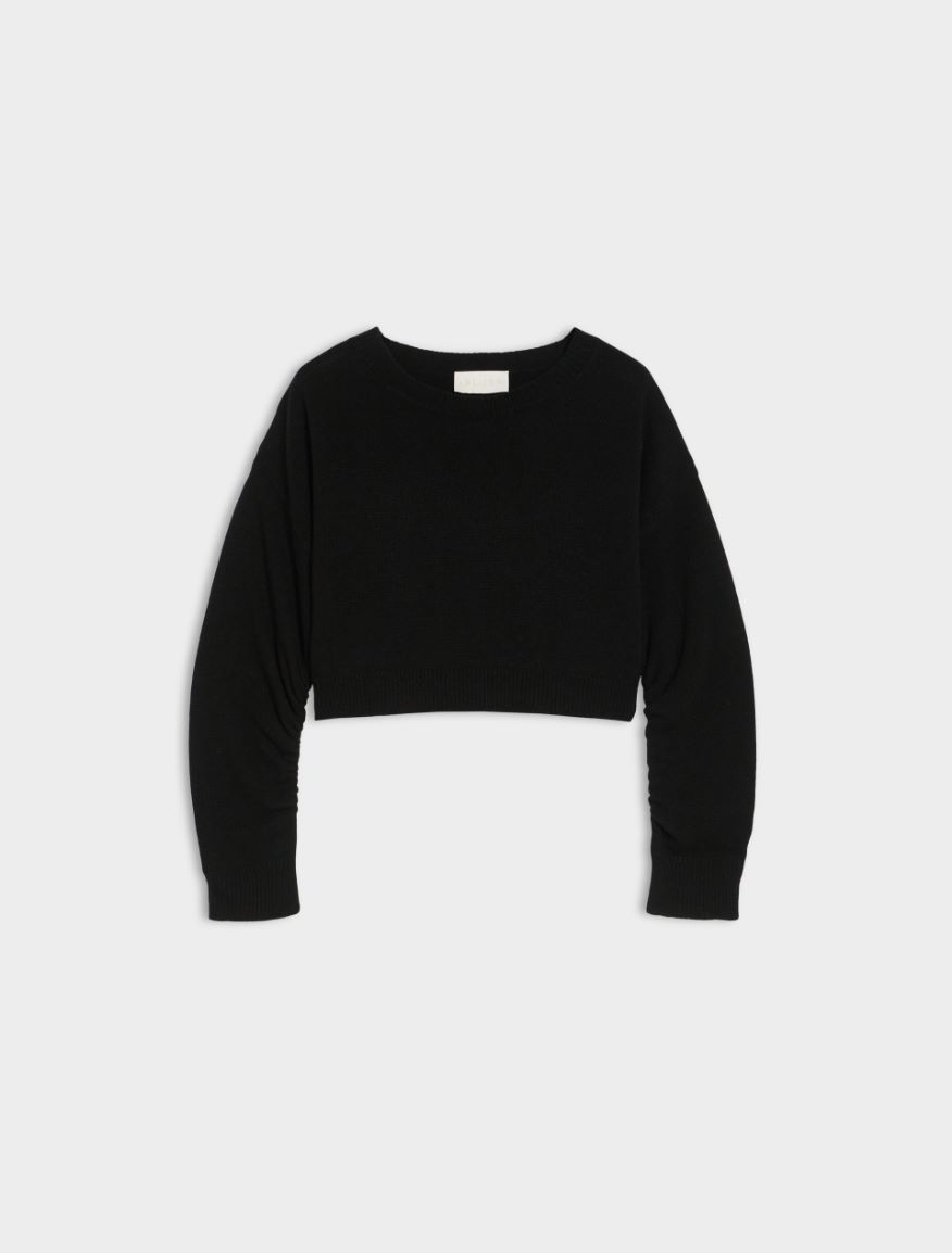 Cashmere-blend sweater - BLACK - 5 - iBlues