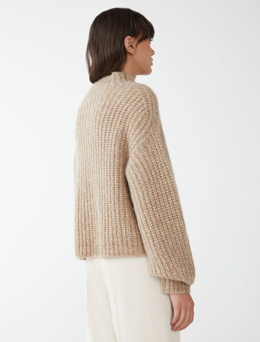 Relaxed-fit sweater - MASTIC - 2 - iBlues