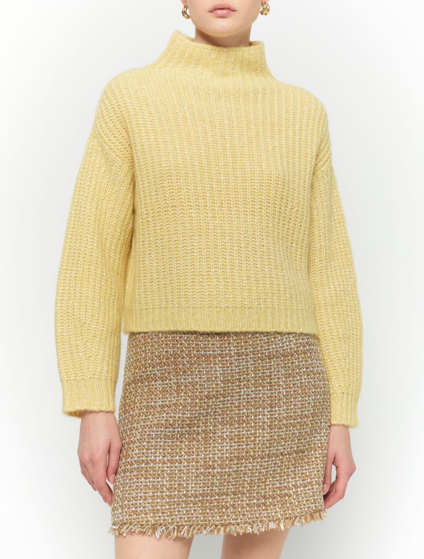 Relaxed-fit sweater - YELLOW - 4 - iBlues