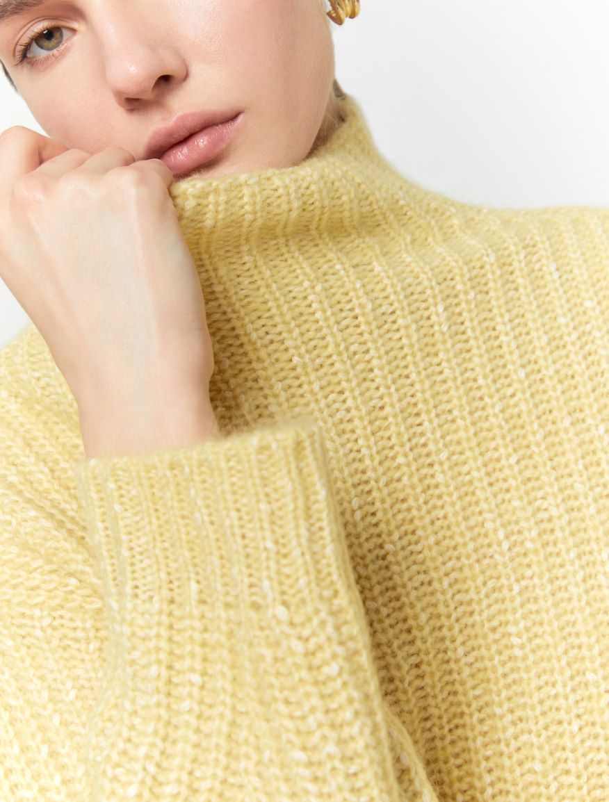 Relaxed-fit sweater - YELLOW - iBlues