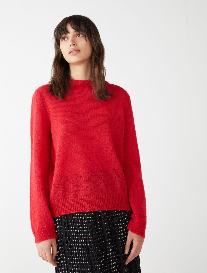 Striped sweater - RED - 4 - iBlues