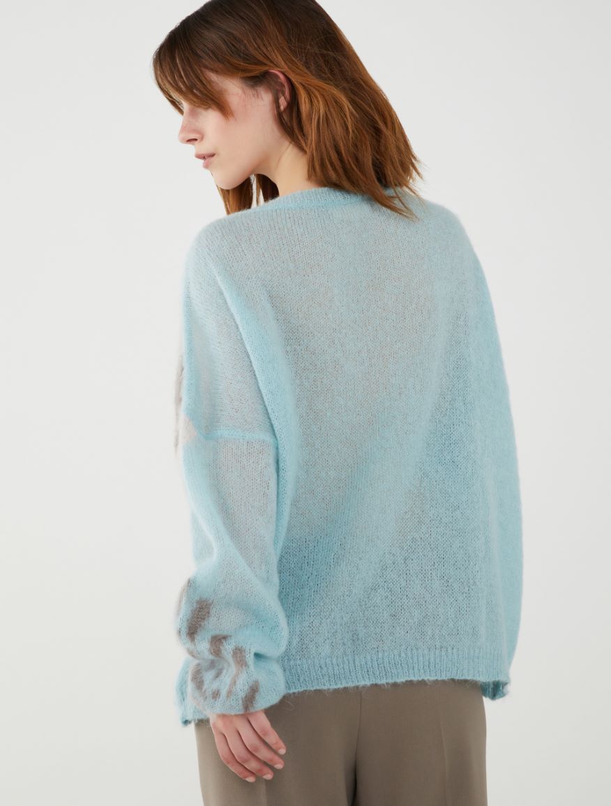 Relaxed-fit sweater - TURQUOISE - 2 - iBlues