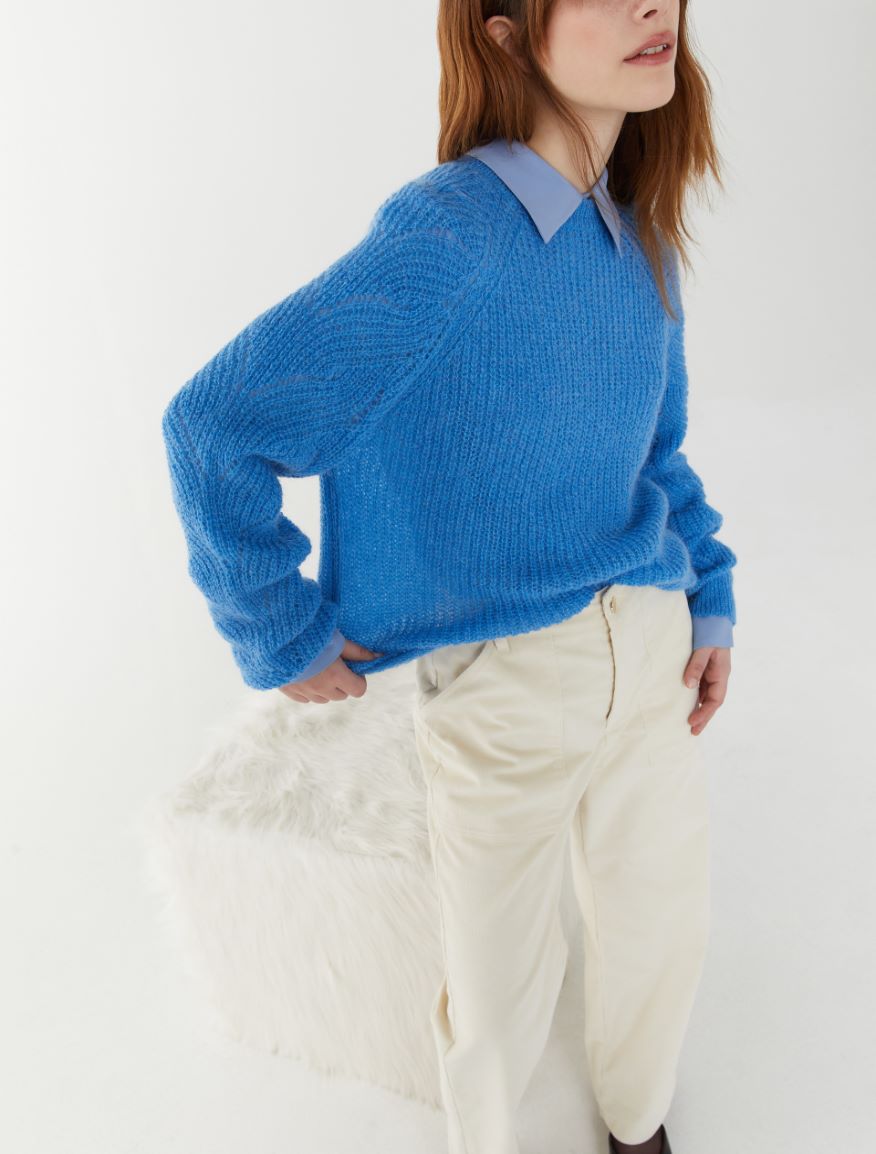 Relaxed-fit sweater - AVIO - iBlues