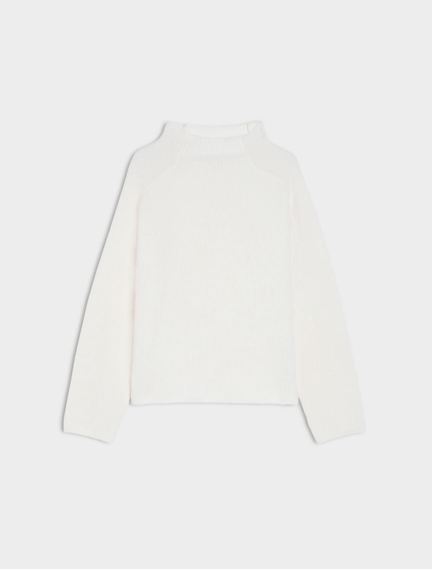 Boxy sweater - WHITE - 5 - iBlues