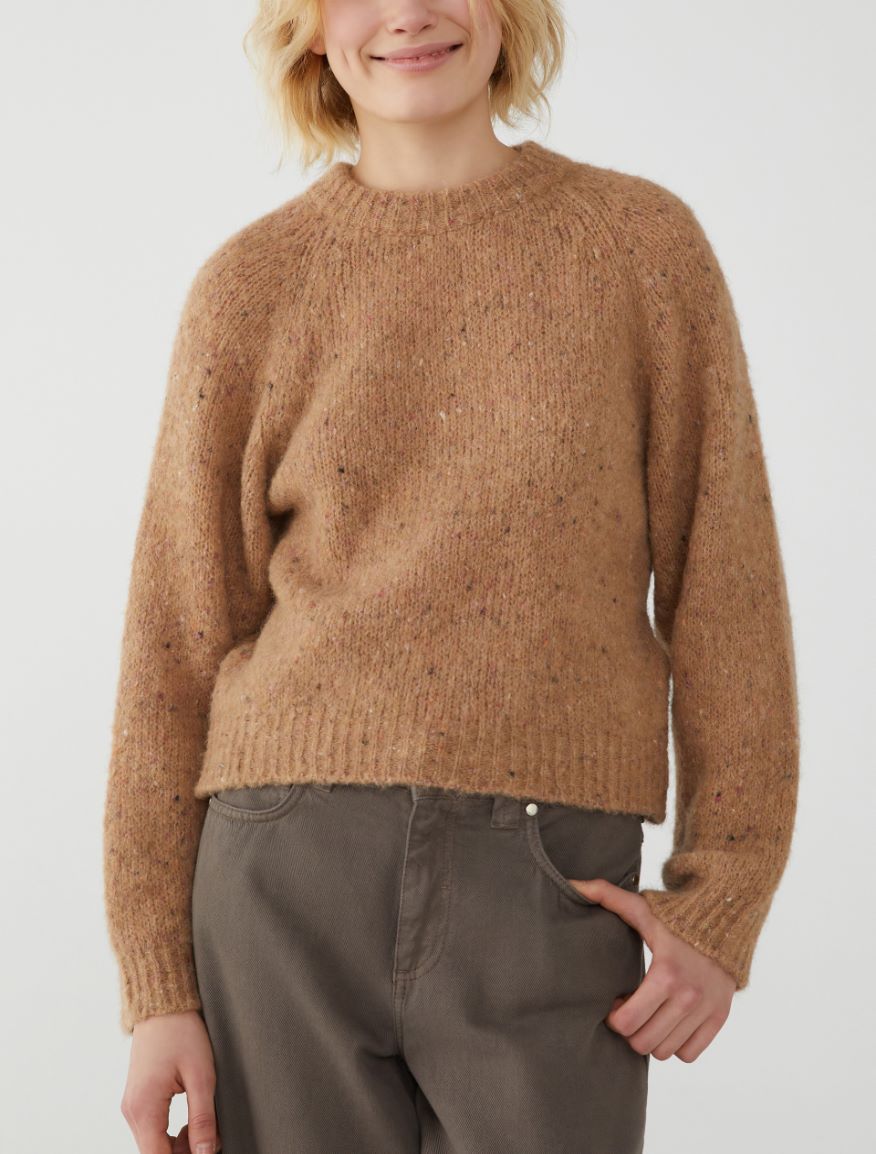 Relaxed-fit sweater - CAMEL - 2 - iBlues