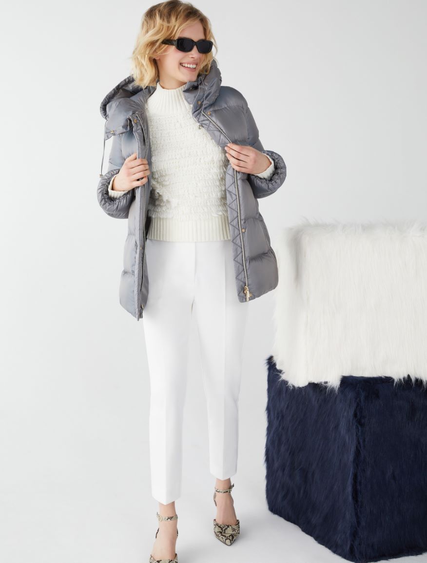 Egg-shaped jacket - GREY - iBlues