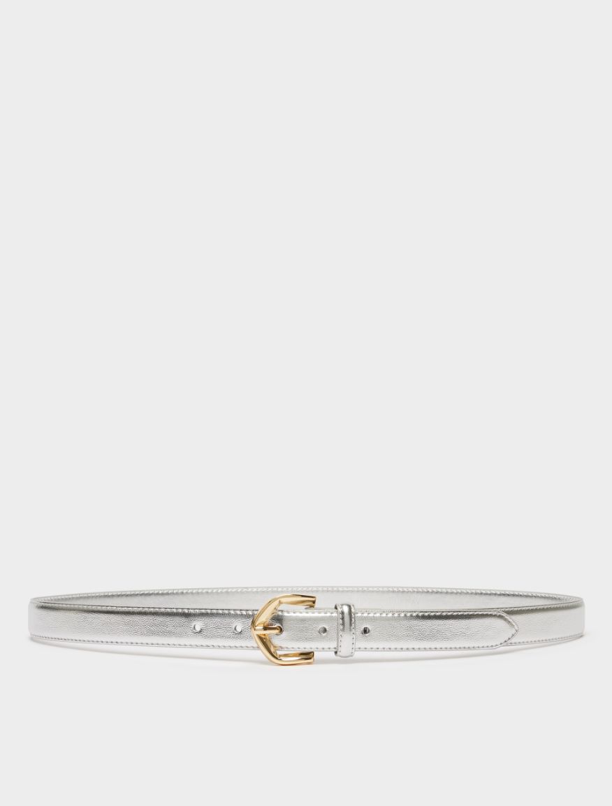 Designer-buckle belt - SILVER - iBlues