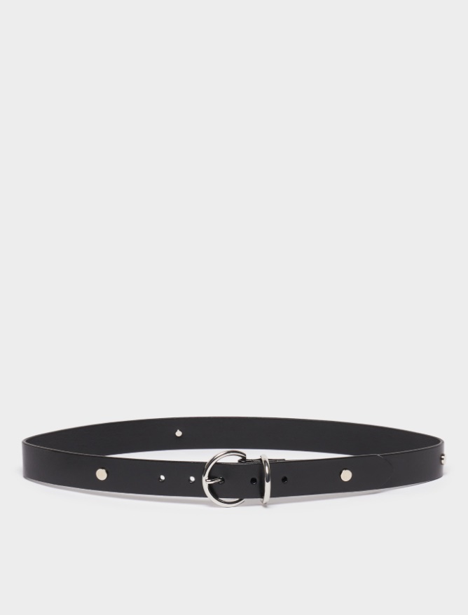 Leather belt - BLACK - iBlues