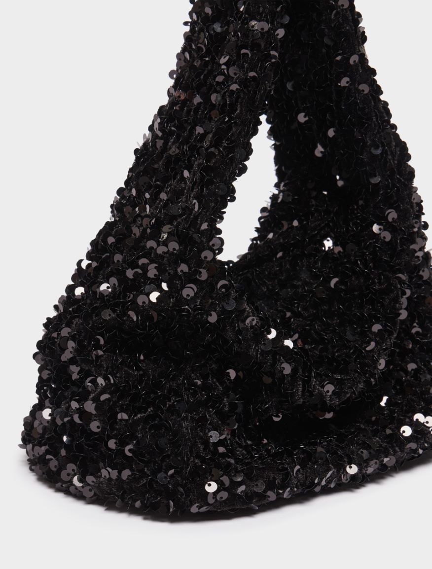 Sequin bag - BLACK - 3 - iBlues