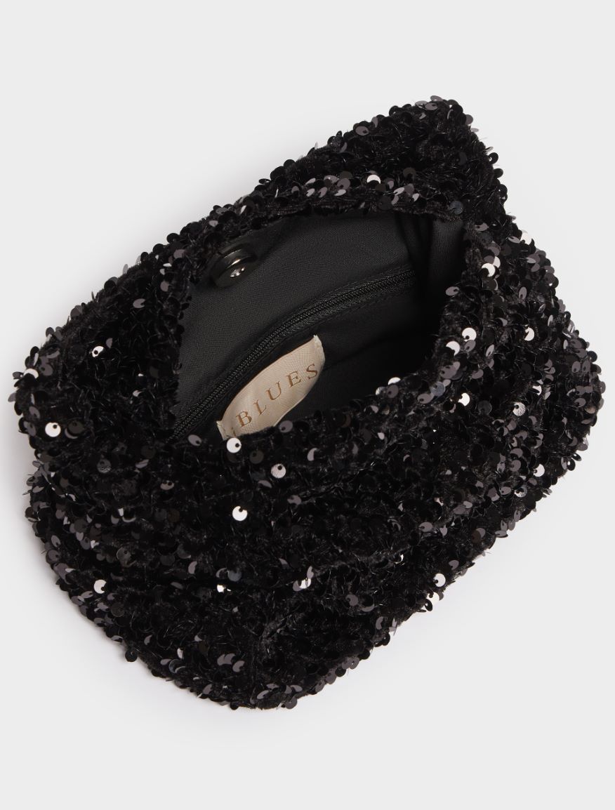 Sequin bag - BLACK - 5 - iBlues