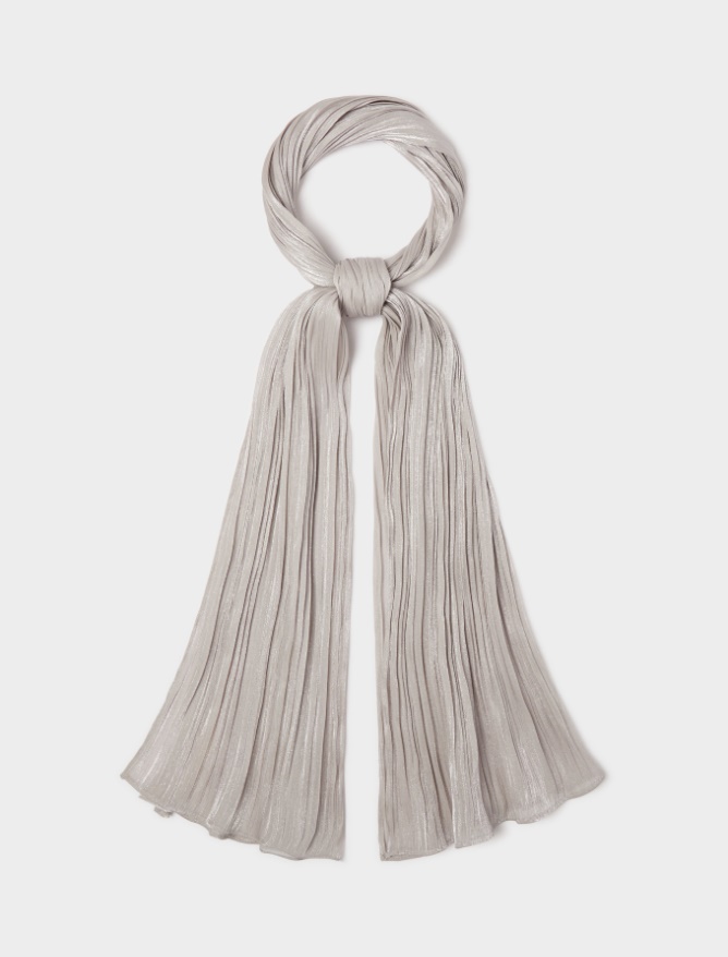 Pleated scarf - PEARL - iBlues