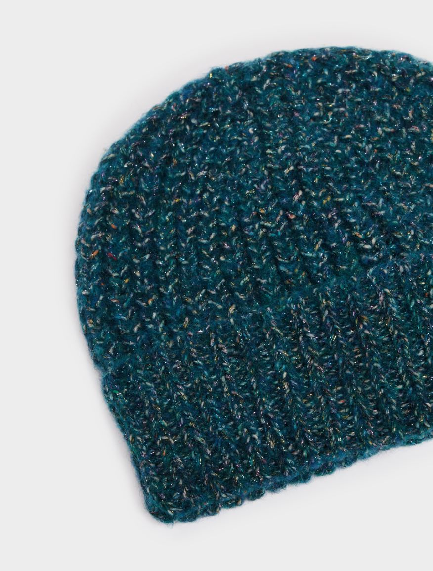 Wool-blend beanie hat - OCTANE - 2 - iBlues