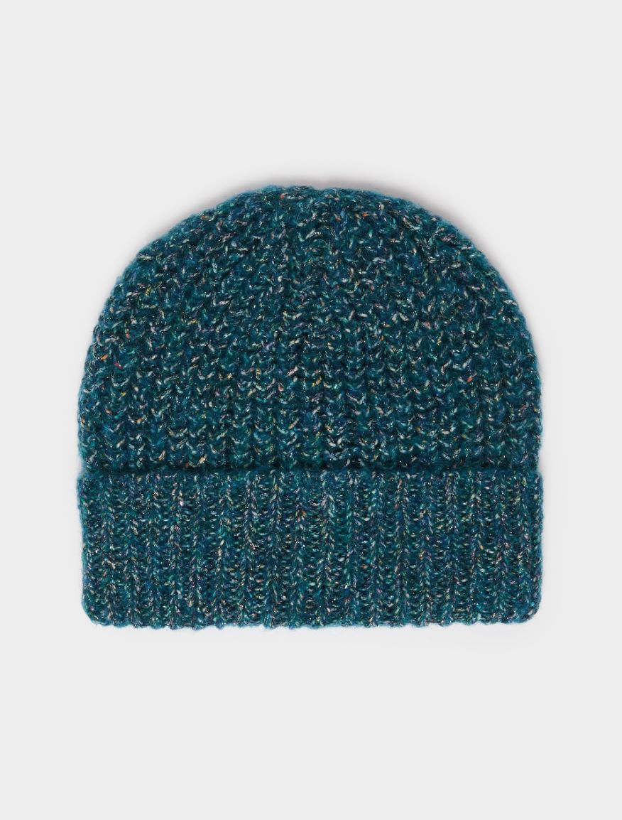 Wool-blend beanie hat - OCTANE - iBlues