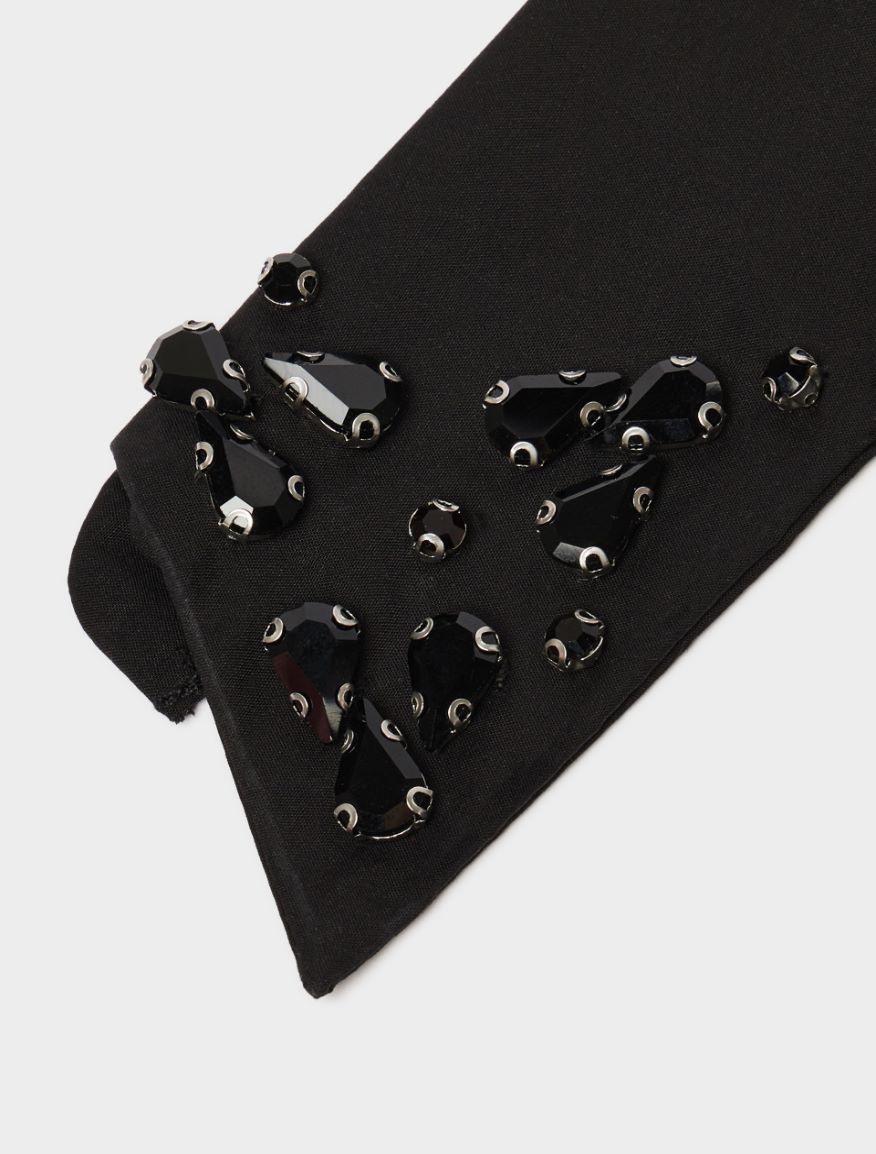 Embroidered collar - BLACK - 2 - iBlues