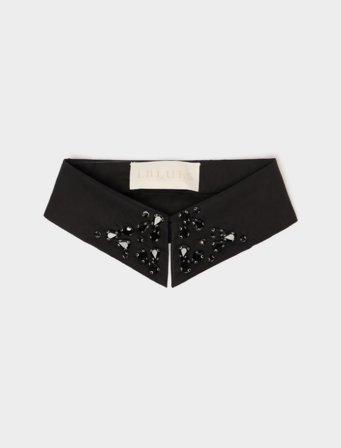 Embroidered collar - BLACK - iBlues