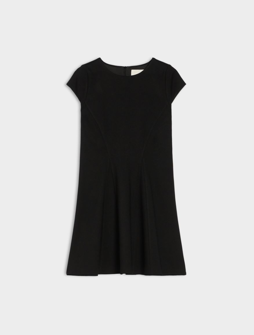 Fit-and-flare dress - BLACK - 5 - iBlues