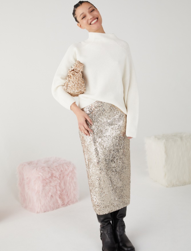 Sequin skirt -  - iBlues