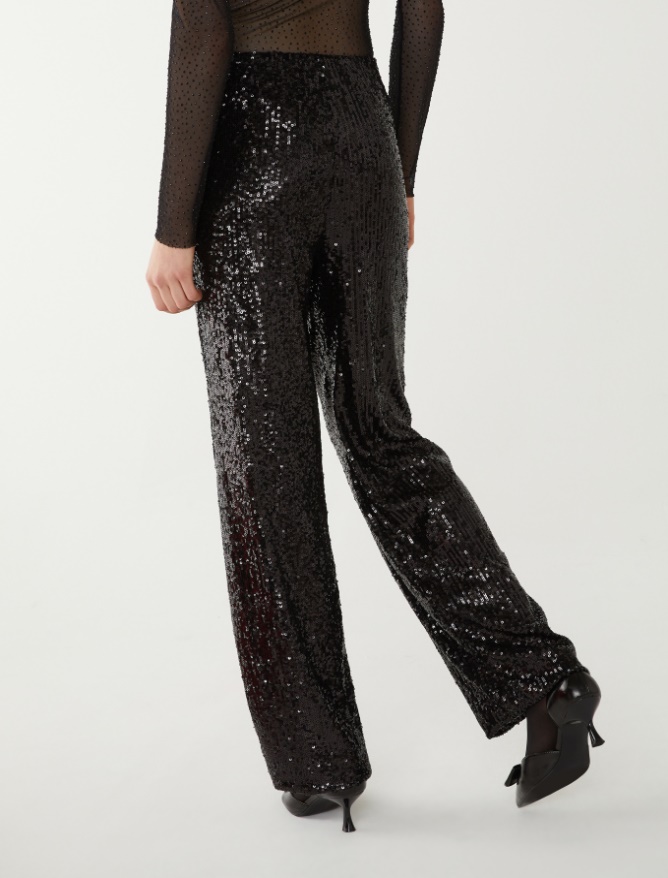 Sequin trousers -  - iBlues