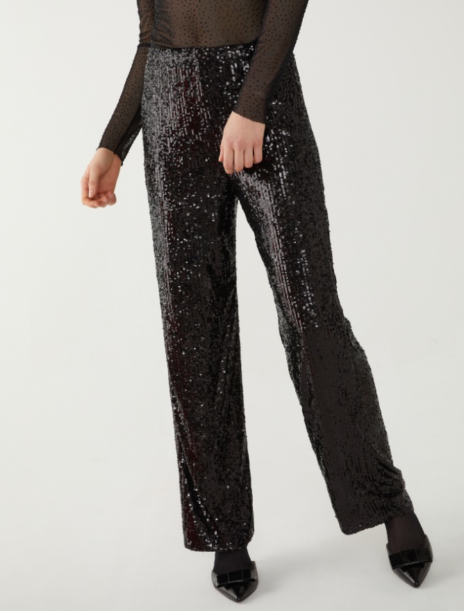 Sequin trousers -  - iBlues