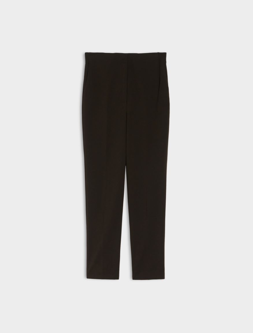 Semi-fitted trousers - BROWN - 5 - iBlues