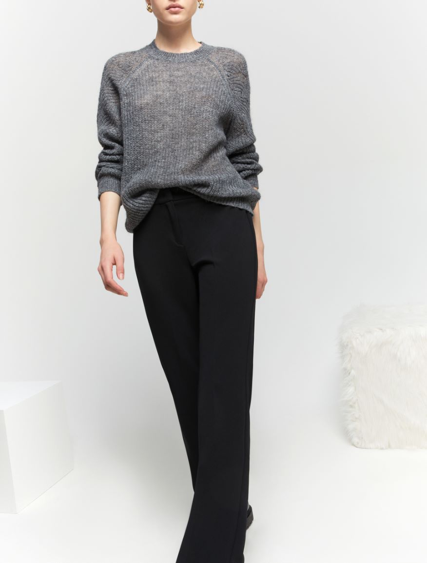 Flared trousers - BLACK - 3 - iBlues