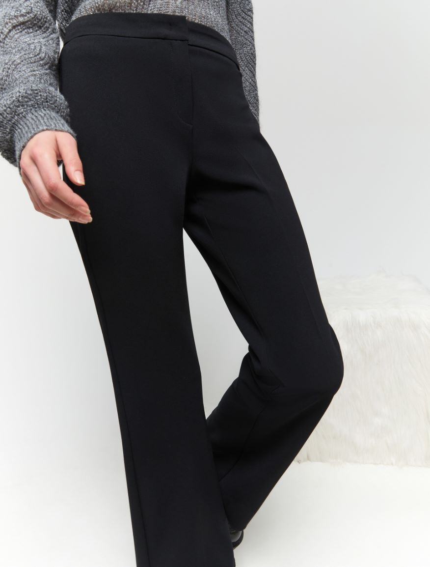 Flared trousers - BLACK - iBlues