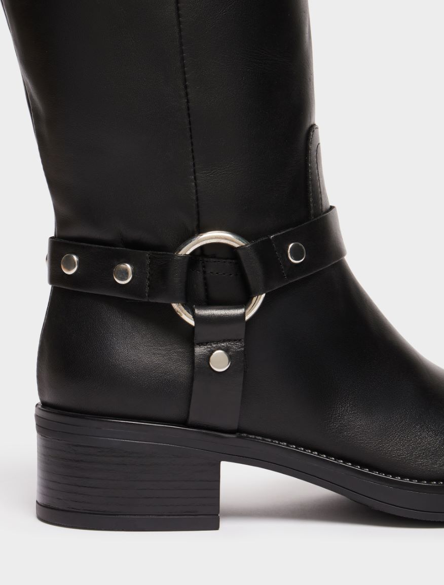 Leather boots - BLACK - 4 - iBlues