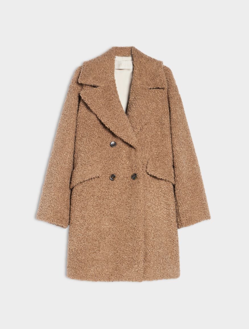 Relaxed-fit coat - CAMEL - 5 - iBlues