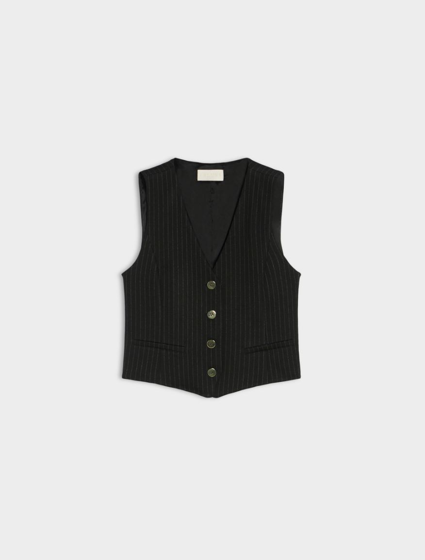 Slim-fit gilet - BLACK - 5 - iBlues