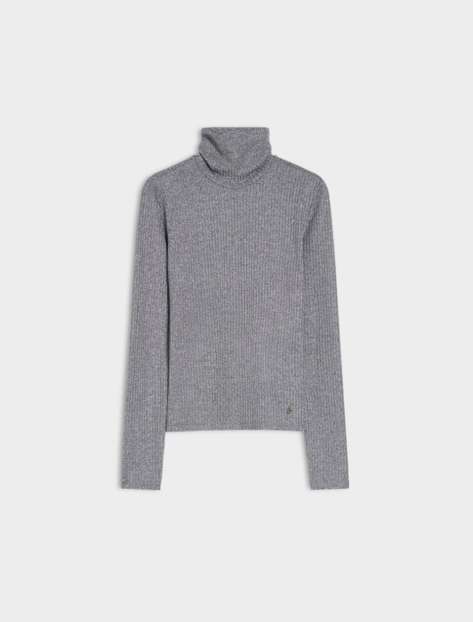 Semi-fitted polo-neck sweater -  - iBlues